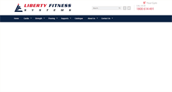 Desktop Screenshot of libertyfitnesssystems.com